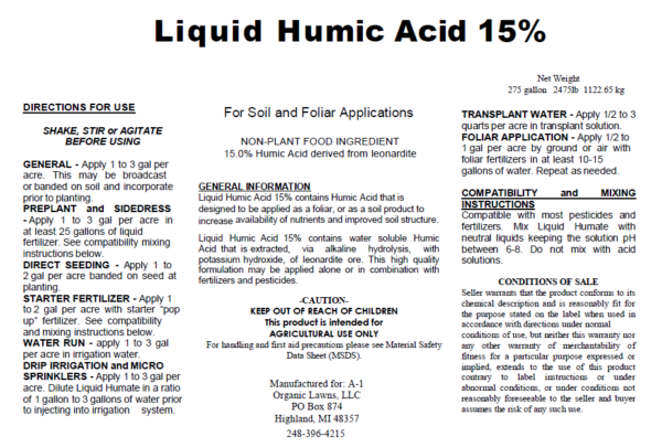 15 humic acid